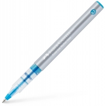 Ручка-роллер Faber-Castell Free Ink колір чорнила блакитний, 0,7 мм, одноразова