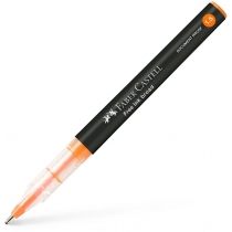 Ручка-роллер Faber-Castell Free Ink колір чорнила помаранчевий, 1,5 мм, одноразов