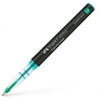 Ручка-роллер Faber-Castell Free Ink колір чорнила зелений, 1,5 мм, одноразова
