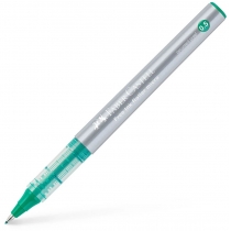 Ручка-роллер Faber-Castell Free Ink колір чорнила зелений, 0,5 мм, одноразова