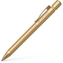 Ручка шариковая автоматическая Faber-Castell Grip Edition, корпус золотой металлик, толщина XB