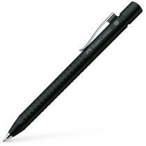 Ручка кулькова автоматична Faber-Castell Grip 2011 XB, корпус матовий чорний