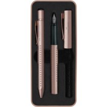 Подарунковий набір ручок Faber-Castell GRIP Edition Rose Copper в металевому пеналі