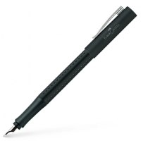 Ручка перова Faber-Castell GRIP 2011 корпус чорний, перо F