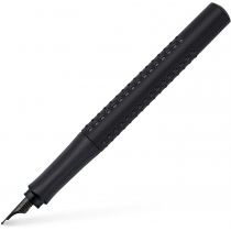 Ручка перова Faber-Castell GRIP Edition корпус чорний, перо чорного кольору F