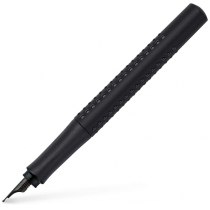 Ручка перова Faber-Castell GRIP Edition корпус чорний, перо чорного кольору F