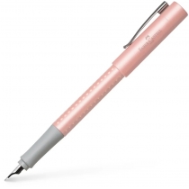 Ручка перова Faber-Castell GRIP 2011 Pearl Edition Rose, корпус рожевий пастельний, перо F