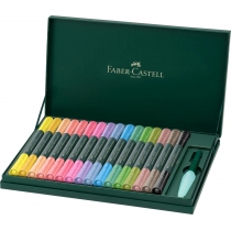 Маркери акварельні двосторонні Albrecht Durer Faber-Castell, набір 16 кольорів + пензлик