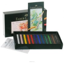 Пастель суха Faber-Castell POLYCHROMOS 12 кольорів в картонній коробці