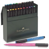 Набір ручок-пензликів капілярних Faber Castell PITT  ARTIST PEN "BRUSH" STUDIO BOX набір 24 ??кольор