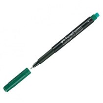 Маркер перманентний Faber-Castell Multimark OHP 1513 F (0,6 мм) зелений