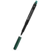 Маркер перманентний Faber-Castell Multimark OHP 1525 M (1,0 мм) зелений