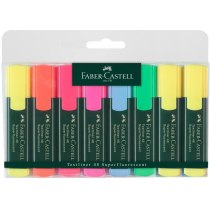 Набір маркерів текстових Faber-Castell Textliner REFILL 1548 8 штук (6 + 2 жовтих)