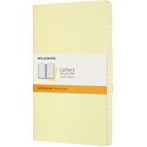 Набір зошитів (3 шт.) Moleskine Cahier 13 х 21 см / Лінійка Ніжний Жовтий