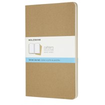 Набір зошитів (3 шт.) Moleskine Cahier 13 х 21 см / Точка Беж