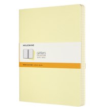 Набір зошитів (3 шт.) Moleskine Cahier 19 х 25 см / Лінійка Ніжний Жовтий