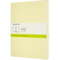 Набір зошитів (3 шт.) Moleskine Cahier 19 х 25 см / Нелінований Ніжний Жовтий