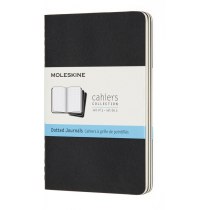 Набор тетрадей (3 шт.) Moleskine Cahier 9 х 14 см / Точка Черный