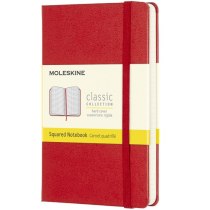 Записник Moleskine Classic 9 х 14 см / Клітинка Червоний