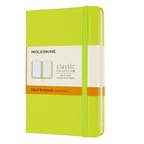 Записник Moleskine Classic 9 х 14 см / Лінійка Лимонний Зелений