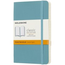 Записник Moleskine Classic 9 х 14 см / Лінійка Океанський Синій М’який