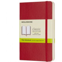 Записник Moleskine Classic 9 х 14 см / Нелінований Червоний М’який