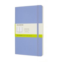 Записник Moleskine Classic 13 х 21 см / Нелінований Блакитна Гортензія М'який