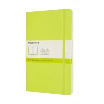 Записник Moleskine Classic 13 х 21 см / Нелінований Лимонний Зелений М'який