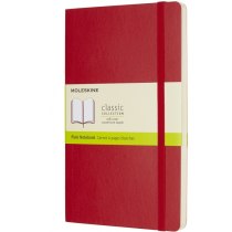 Записник Moleskine Classic 13 х 21 см / Нелінований Червоний М’який