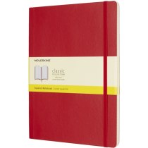 Записник Moleskine Classic 19 х 25 см / Клітинка Червоний М’який