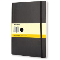 Записник Moleskine Classic 19 х 25 см / Клітинка Чорний М’який