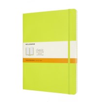 Записник Moleskine Classic 19 х 25 см / Лінійка Лимонний Зелений М'який