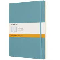 Записник Moleskine Classic 19 х 25 см / Лінійка Океанський Синій М’який