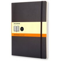 Записник Moleskine Classic 19 х 25 см / Лінійка Чорний М’який