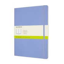 Записник Moleskine Classic 19 х 25 см / Нелінований Блакитна Гортензія М'який