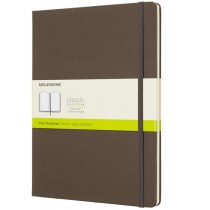 Записник Moleskine Classic 19 х 25 см / Нелінований Коричневий