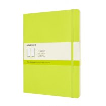 Записник Moleskine Classic 19 х 25 см / Нелінований Лимонний Зелений М'який