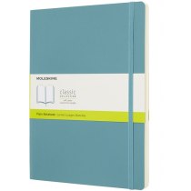 Записник Moleskine Classic 19 х 25 см / Нелінований Океанський Синій М’який