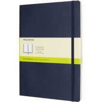 Записник Moleskine Classic 19 х 25 см / Нелінований Сапфір М’який