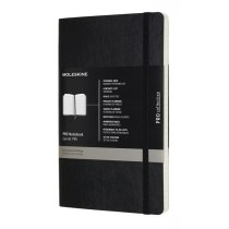 Записник Недатований Moleskine PRO 13 х 21 см / Чорний М'який