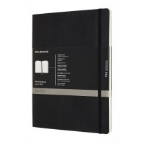 Записник Недатований Moleskine PRO 19 х 25 см / Чорний М'який