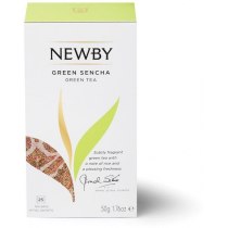 Чай зелений пакетований Newby  Green Sencha  25шт х 2г