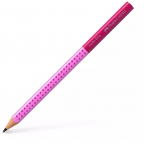 Олівець чорнографітний потовщений Faber-Castell Jumbo Grip 2001, корпус рожевий кармін