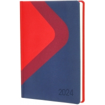 Щоденник датований 2024, комбіновані матеріали, А5