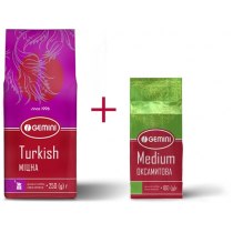 Набор кофе молотый меленой "Turkish" + "Medium" 0,350 кг