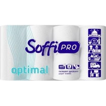 Рушники паперові на гільзі "SoffiPRO Optimal" 8 рулонів