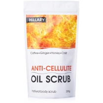Антицелюлітний розігріваючий скраб для тіла Hillary Anticellulite Oil Scrub, 200 г