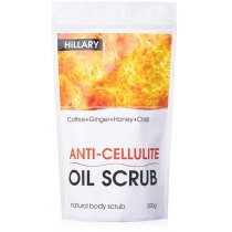 Антицелюлітний розігріваючий скраб для тіла Hillary Anticellulite Oil Scrub, 200 г