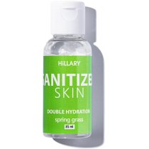 Санітайзер Skin SANITIZER DOUBLE HYDRATION spring grass, ТМ HiLLARY, 35 мл