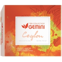 Чай чорний пакетований Gemini "Ceylon" 100шт х 1,5г